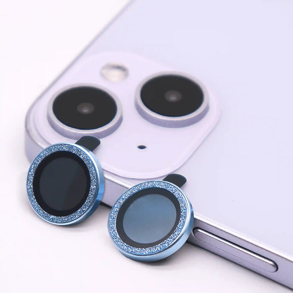Camera Lens Protector Bundle - Blue Glitter