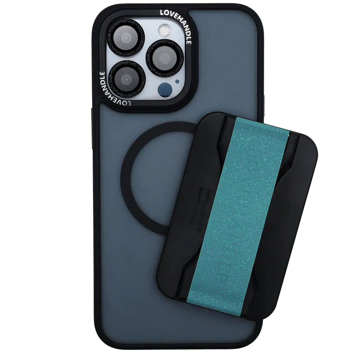 Total Package - PRO for Magsafe - Blue Agate Glitter
